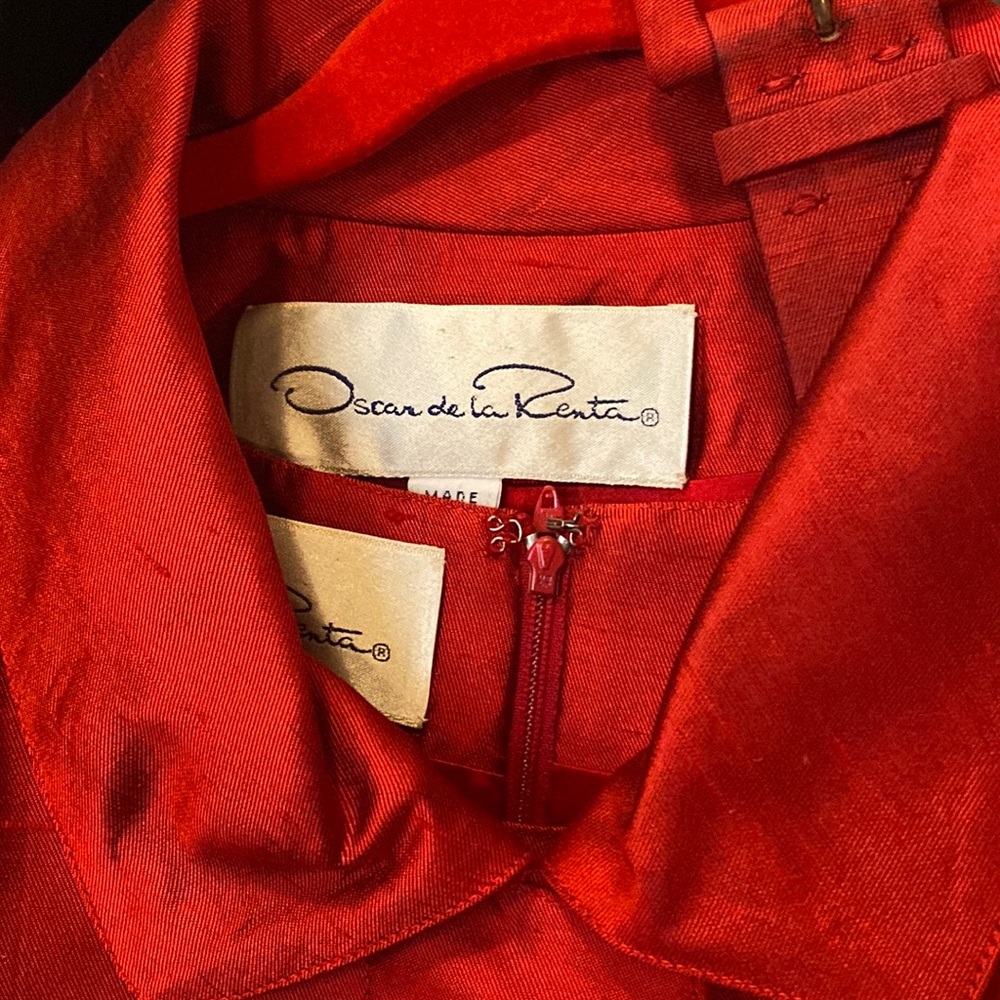 Vintage Oscar De La Renta dress and jacket set